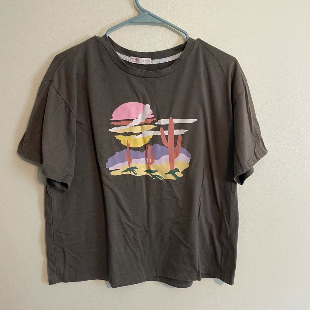 Gray Graphic T-Shirt